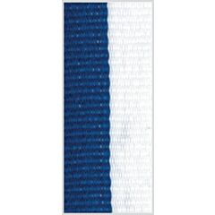 Ruban de cou bleu et blanc