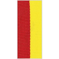 Ruban de cou rouge-jaune